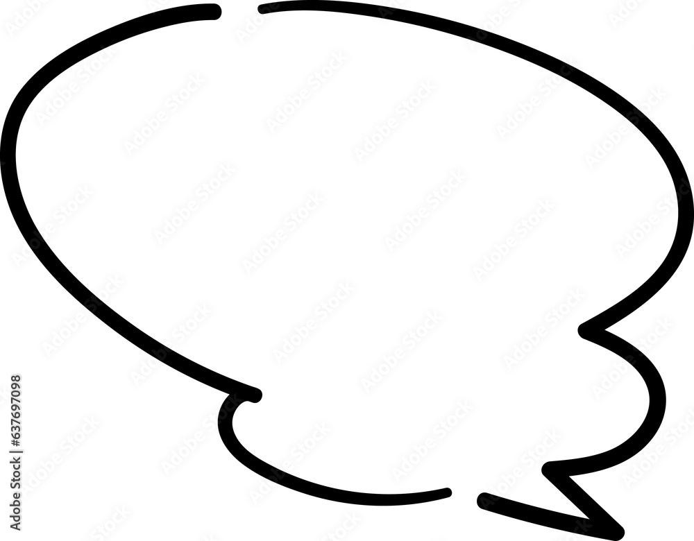 Speech bubble element Speech bubble element