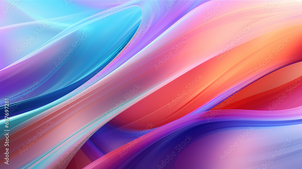 Obraz premium abstract background with waves.Generative Ai