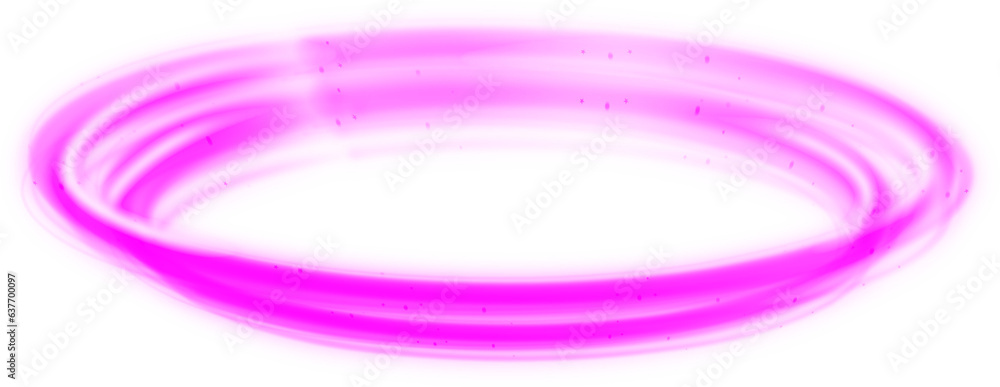 Luminous Neon Ring Illustration Luminous Neon Ring Illustration
