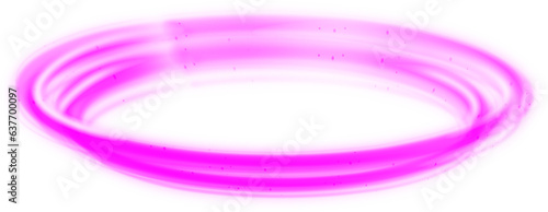 Luminous Neon Ring Illustration