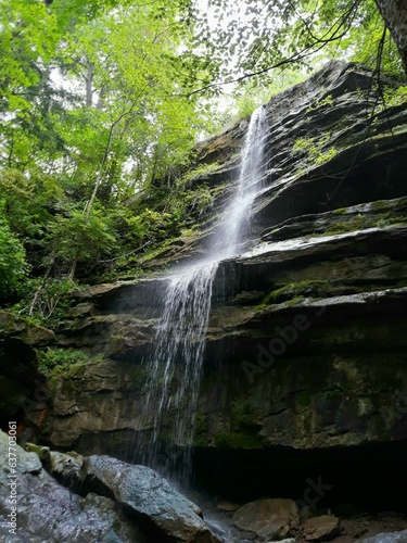 Alpha Falls waterfall at McConnells Mill