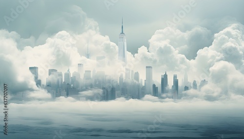 clouds over the city © dee-nesia