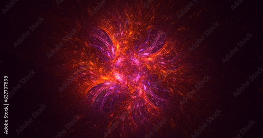 3D rendering abstract round light background 3D rendering abstract round light background
