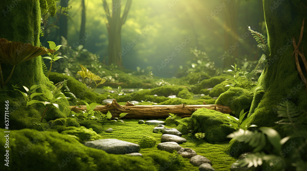 The Mysterious Forest.Generative Ai The Mysterious Forest.Generative Ai