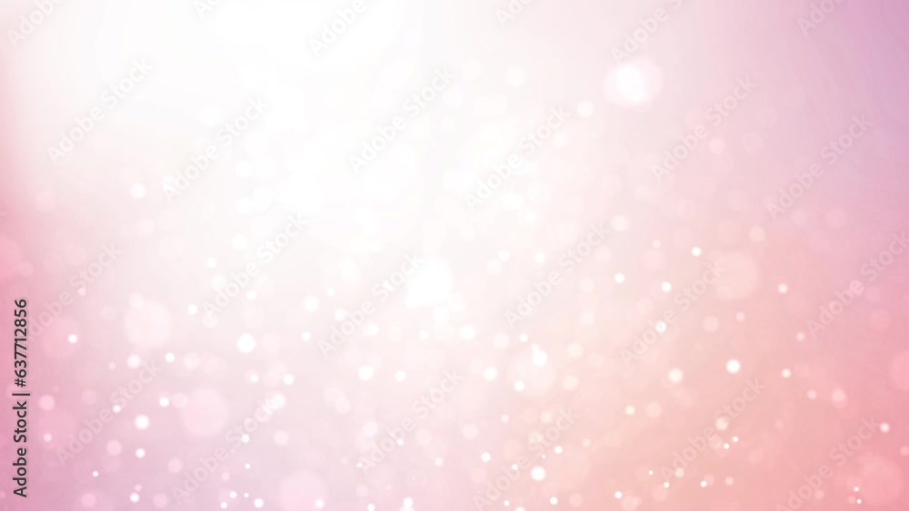 Luxury wedding pink gold glittering lights with bokeh particles pastel gradient abstract motion background. Luxury wedding pink gold glittering lights with bokeh particles pastel gradient abstract motion background.