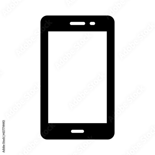 Smart Phone Glyph Icon Design
