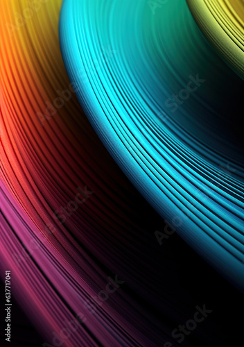 Abstract colorful flowing lines, full frame background