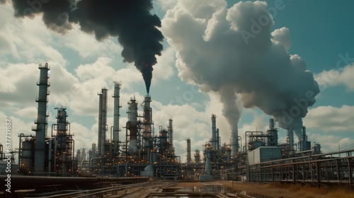 oil refinery plant factory 