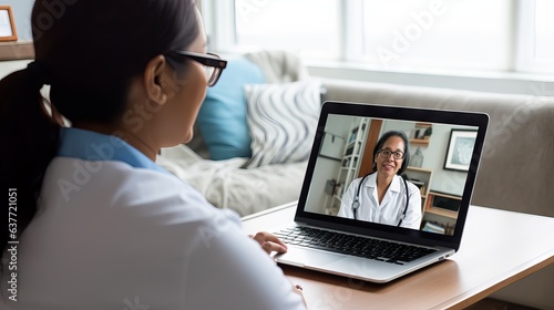Empathetic Telemedicine Consultation: Doctor-Patient Virtual Connection for Accessible Healthcare - Cozy and Convenient Home Medical Visit