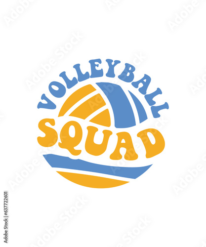 Volleyball squad svg