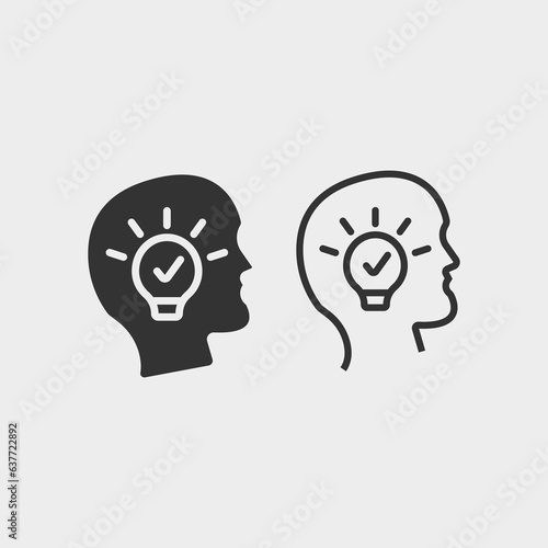 project management vector icon illustration sign. Business organisation icon for web and mobile app