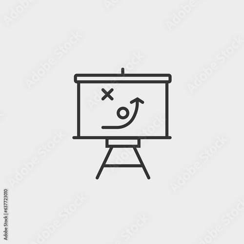 project management vector icon illustration sign. Business organisation icon for web and mobile app