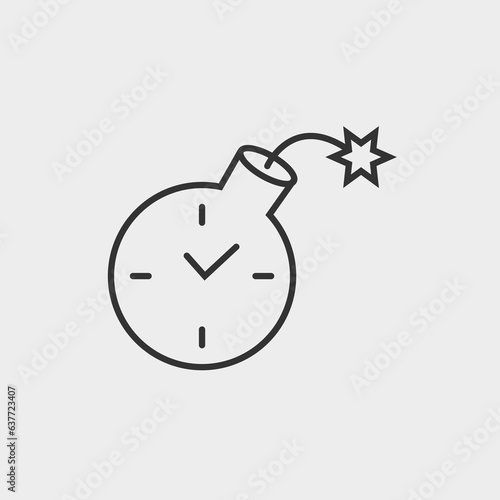 project management vector icon illustration sign. Business organisation icon for web and mobile app