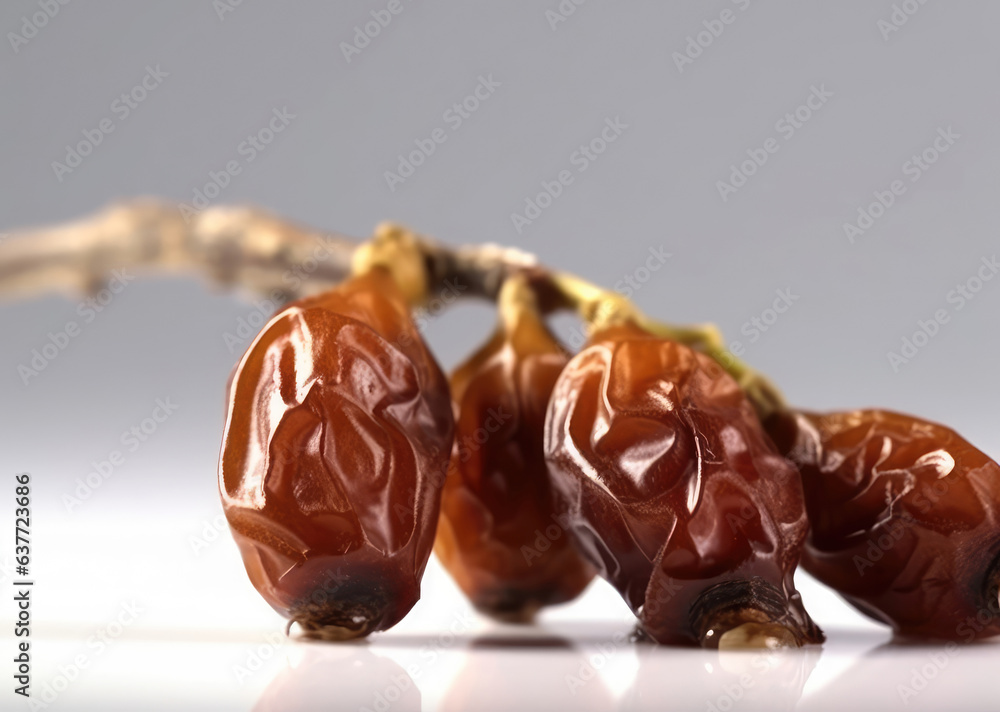 Twig of fruit of a dates Twig of fruit of a dates
