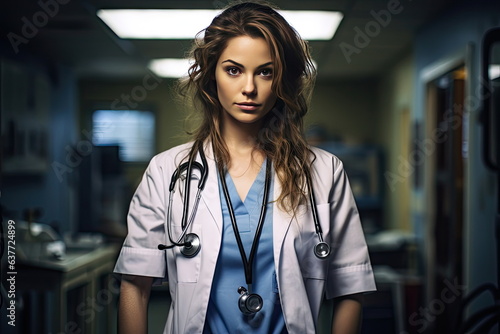 woman doctor at hospital
