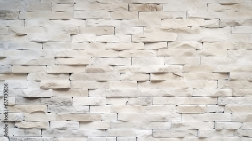 Texture of cream and white brick wall background     Interior design  pattern  stonework flooring