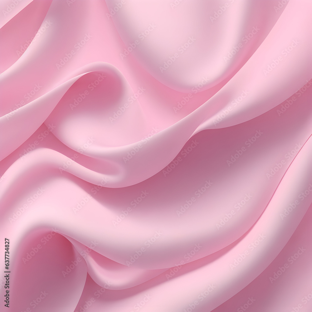 Obraz premium Pastel pink abstract fabric background. Generative ai art.Template. Beautiful. Elegant. Christmas, New Year, Valentine, Mother's Day.