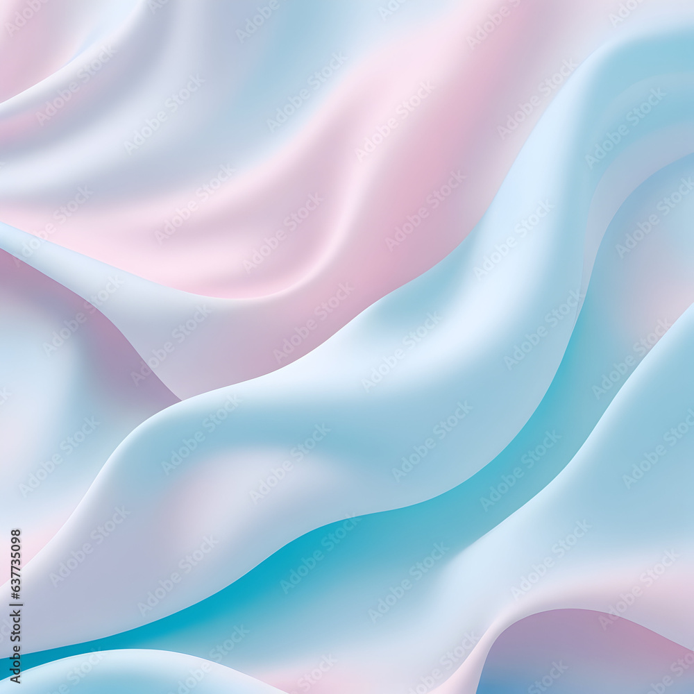 Fototapeta premium Pastel abstract fabric background. Generative ai art.Template. Beautiful. Elegant. Christmas, New Year, Valentine, Mother's Day.