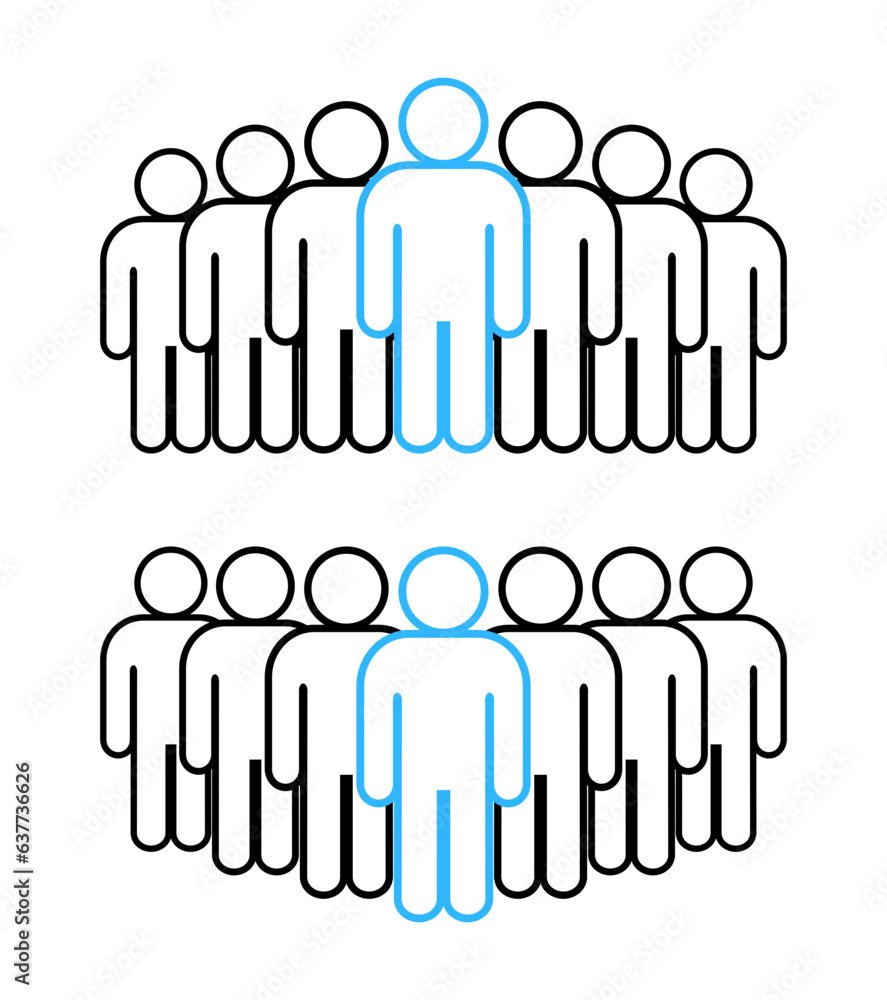 Symbol, ikona ludzi. Plik wektorowy. Symbol, ikona ludzi. Plik wektorowy.