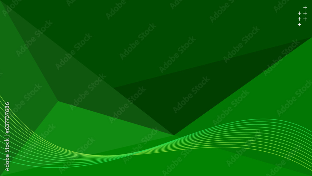 Green tech background, geometric and waves elements. Template Vector Green colors.
Green tech background, geometric and waves elements. Template Vector Green colors.