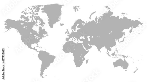 Fototapeta Naklejka Na Ścianę i Meble -  Map of the world. World map. Vector design.