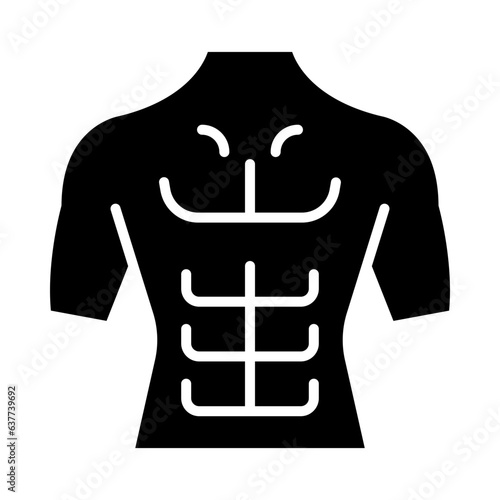Six Pack Glyph Icon Design