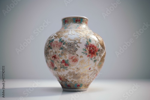 vase on a white background made by midjourney