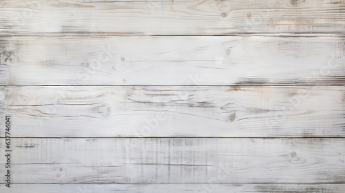 Wood plank white texture background surface with old natural pattern. Barn wooden wall antique cracking furniture weathered rustic vintage peeling wallpaper. Wood grain decoration with hardwood