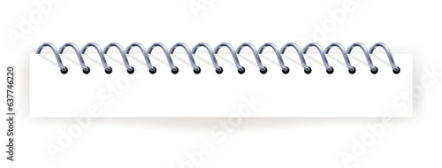 Paper spiral binders for notebooks or journals