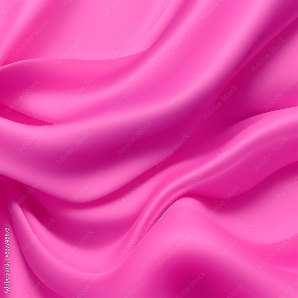 Pink abstract background. Silk satin crumbled. Soft fabric backdrop. Template for show case product. Generative ai art Pink abstract background. Silk satin crumbled. Soft fabric backdrop. Template for show case product. Generative ai art