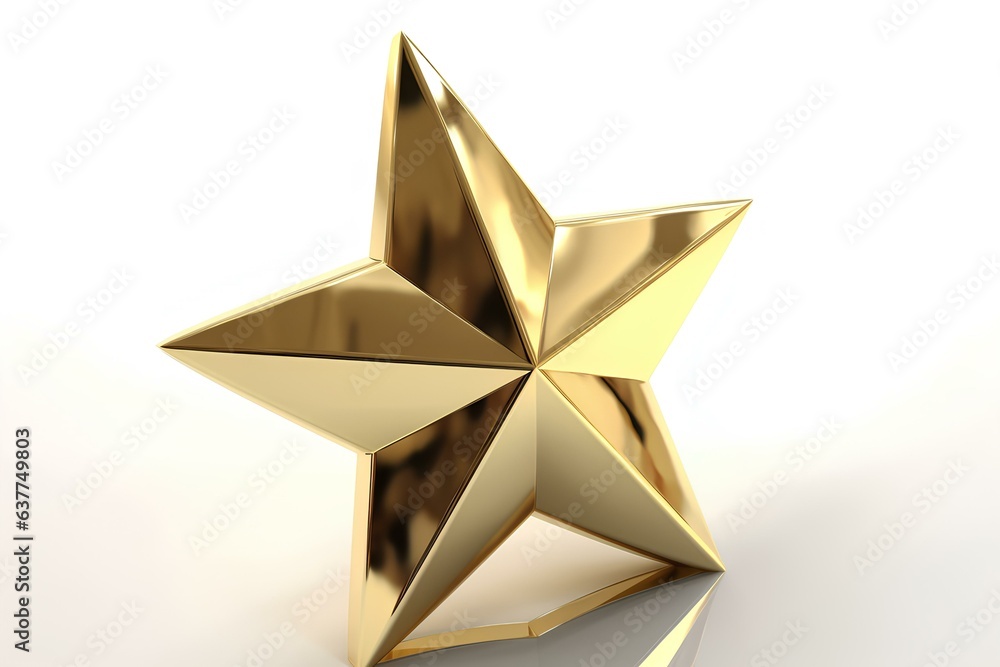gold star on white background made by midjourney gold star on white background made by midjourney