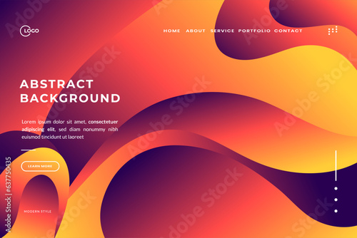 Minimalist Abstract Background Dynamic Wave Colorful is used for UI UX to infuse vibrancy and visual appeal into digital spaces. perfect for website, mobile app