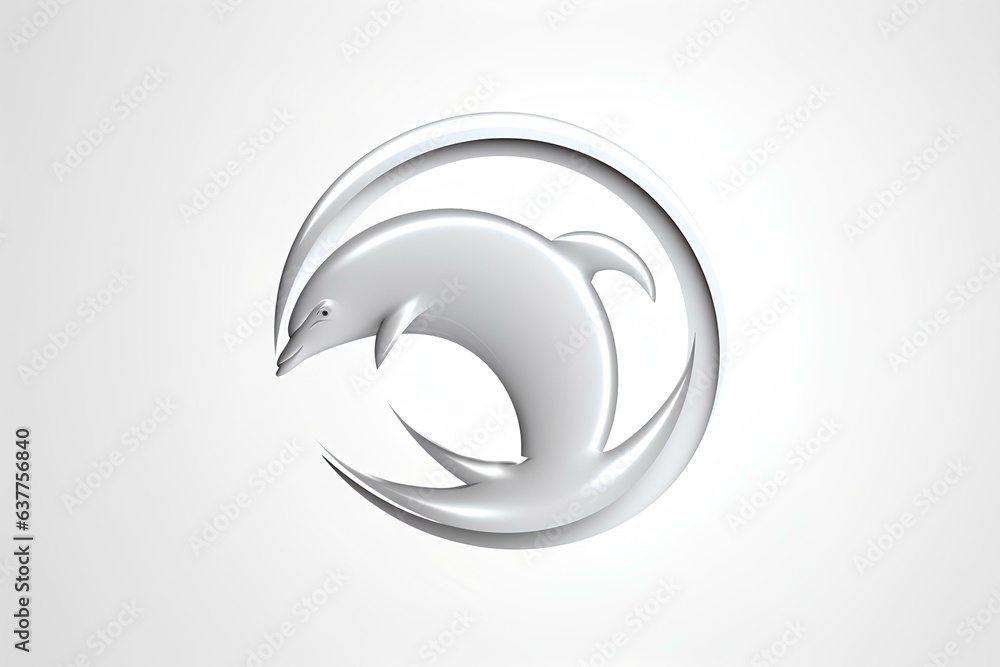 illustration of a dolphin made by midjourney illustration of a dolphin made by midjourney