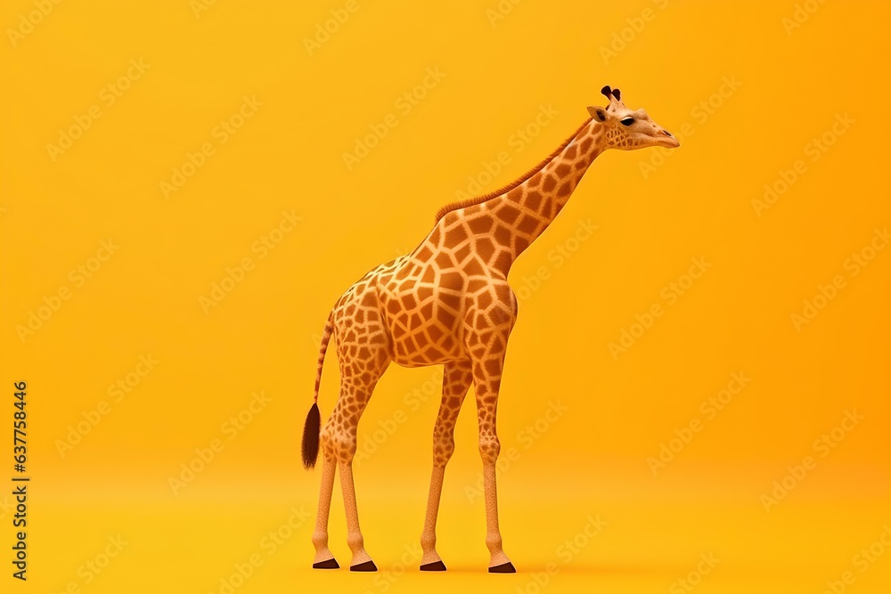 giraffe made by midjourney