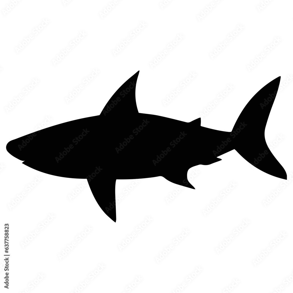 Obraz premium Water Animals Silhouette