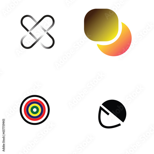 set of logos