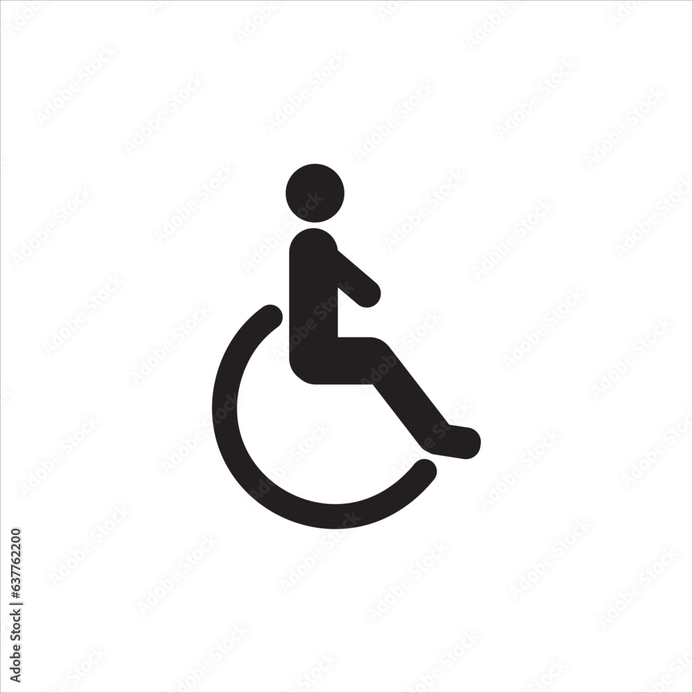 disabled icon vector illustration symbol disabled icon vector illustration symbol