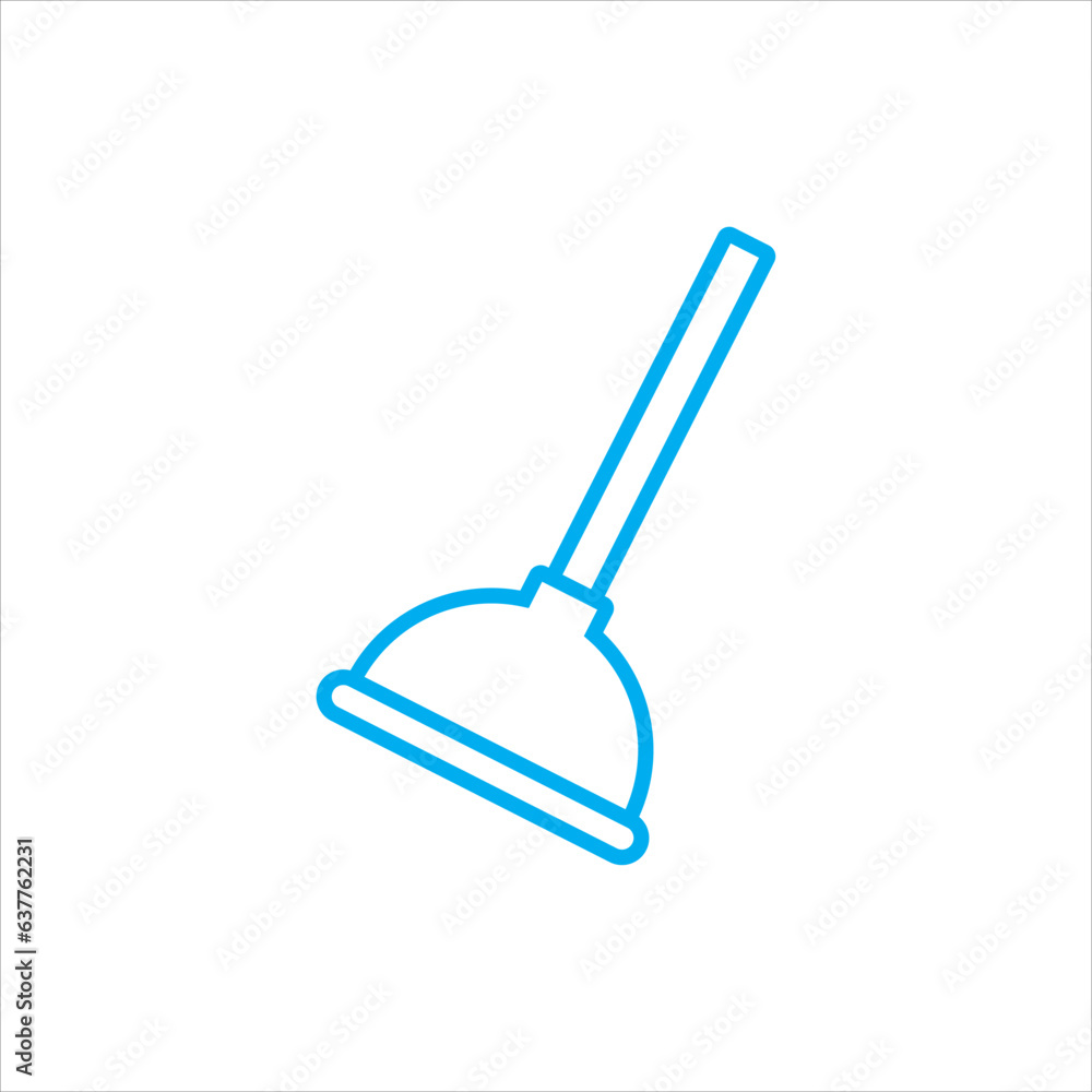 plunger icon vector illustration symbol plunger icon vector illustration symbol