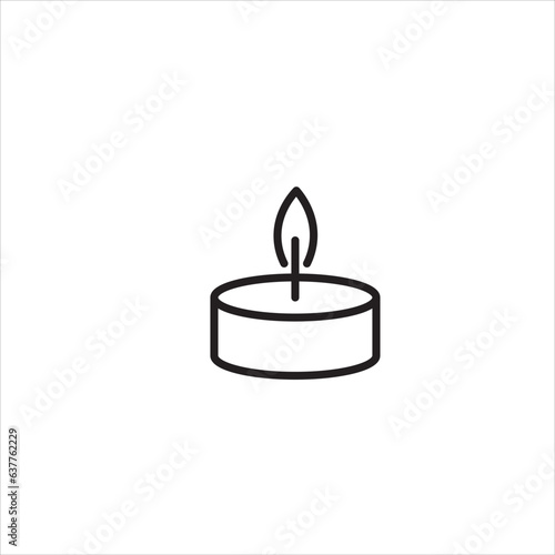 tealights icon vector illustration symbol
