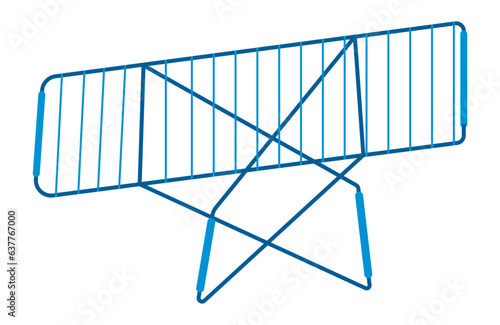 Rack for clothes drying metal construction laundry