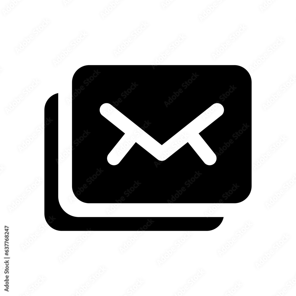 email glyph icon. vector icon for your website, mobile, presentation, and logo design. email glyph icon. vector icon for your website, mobile, presentation, and logo design.