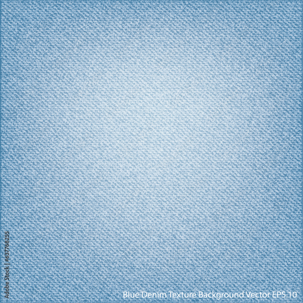 Blue Denim Texture Background, Vector Illustrator EPS.10