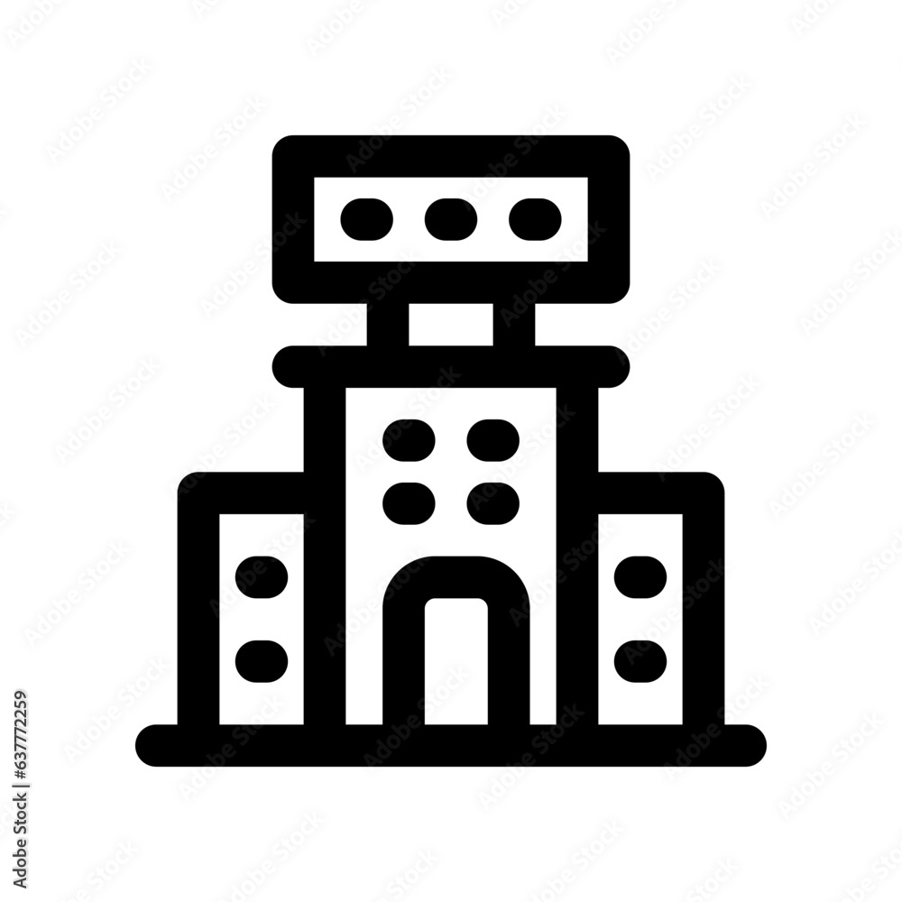 Fototapeta premium hotel icon. vector icon for your website, mobile, presentation, and logo design.