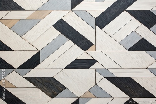 wooden tile wall texture background, wood floor pattern for interior design, A striking abstract geometric pattern composed of intersecting lines, AI Generated