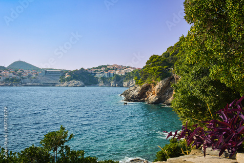Fototapeta Naklejka Na Ścianę i Meble -  The Beautiful Dance Beach in Dubrovnik, Croatia