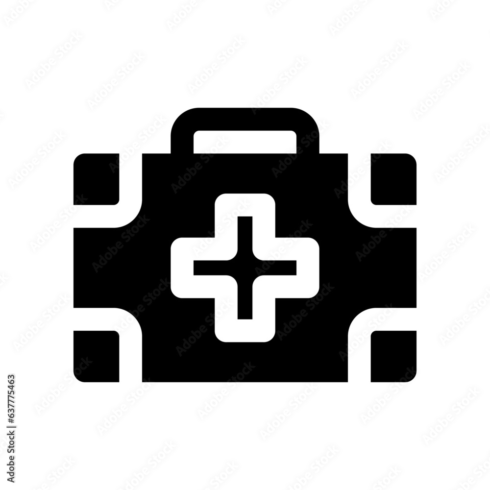 medical kit glyph icon. vector icon for your website, mobile, presentation, and logo design. medical kit glyph icon. vector icon for your website, mobile, presentation, and logo design.
