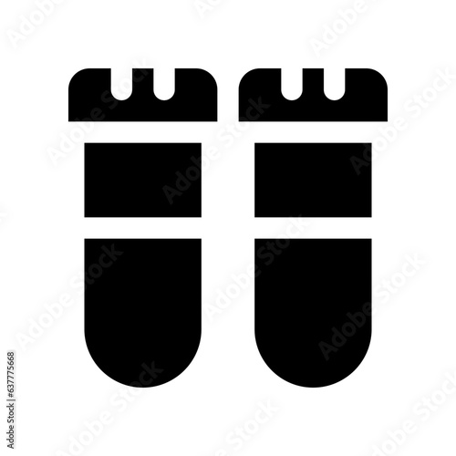 test tube glyph icon. vector icon for your website, mobile, presentation, and logo design.