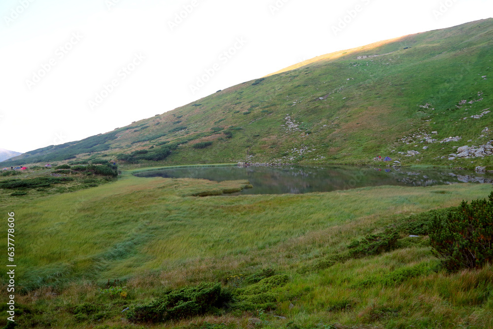 Lake Nesamovyte, Carpathians, Ukraine. Lake Nesamovyte, Carpathians, Ukraine.
