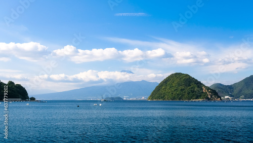 静岡県沼津市 内浦湾の風景