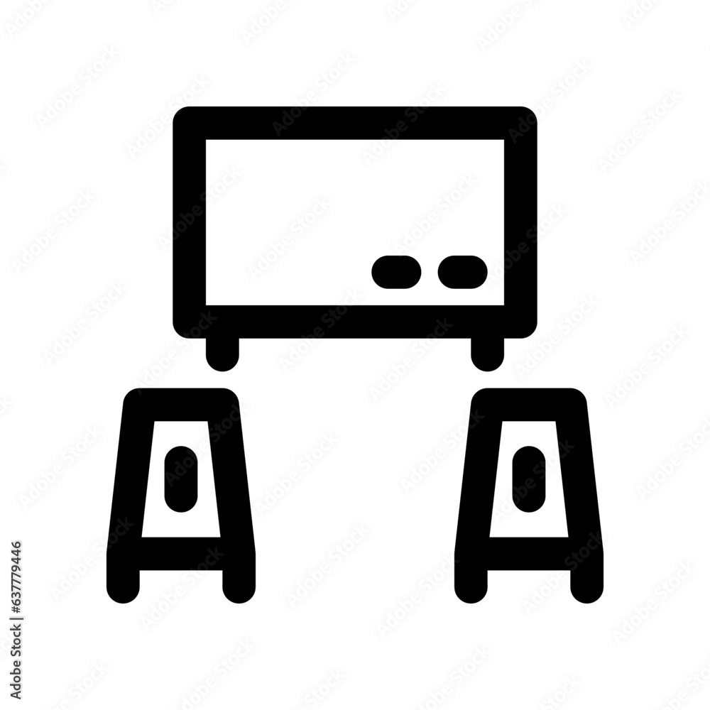 home theater icon. vector icon for your website, mobile, presentation, and logo design. home theater icon. vector icon for your website, mobile, presentation, and logo design.